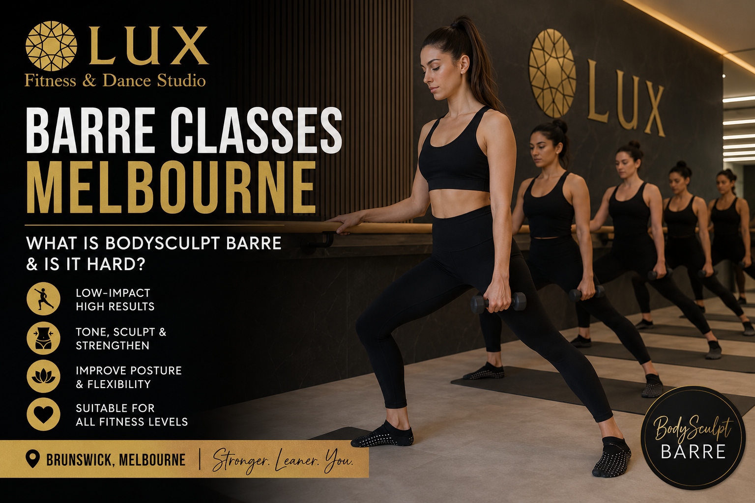 Barre classes Melbourne: what is BodySculpt barre and is it hard?